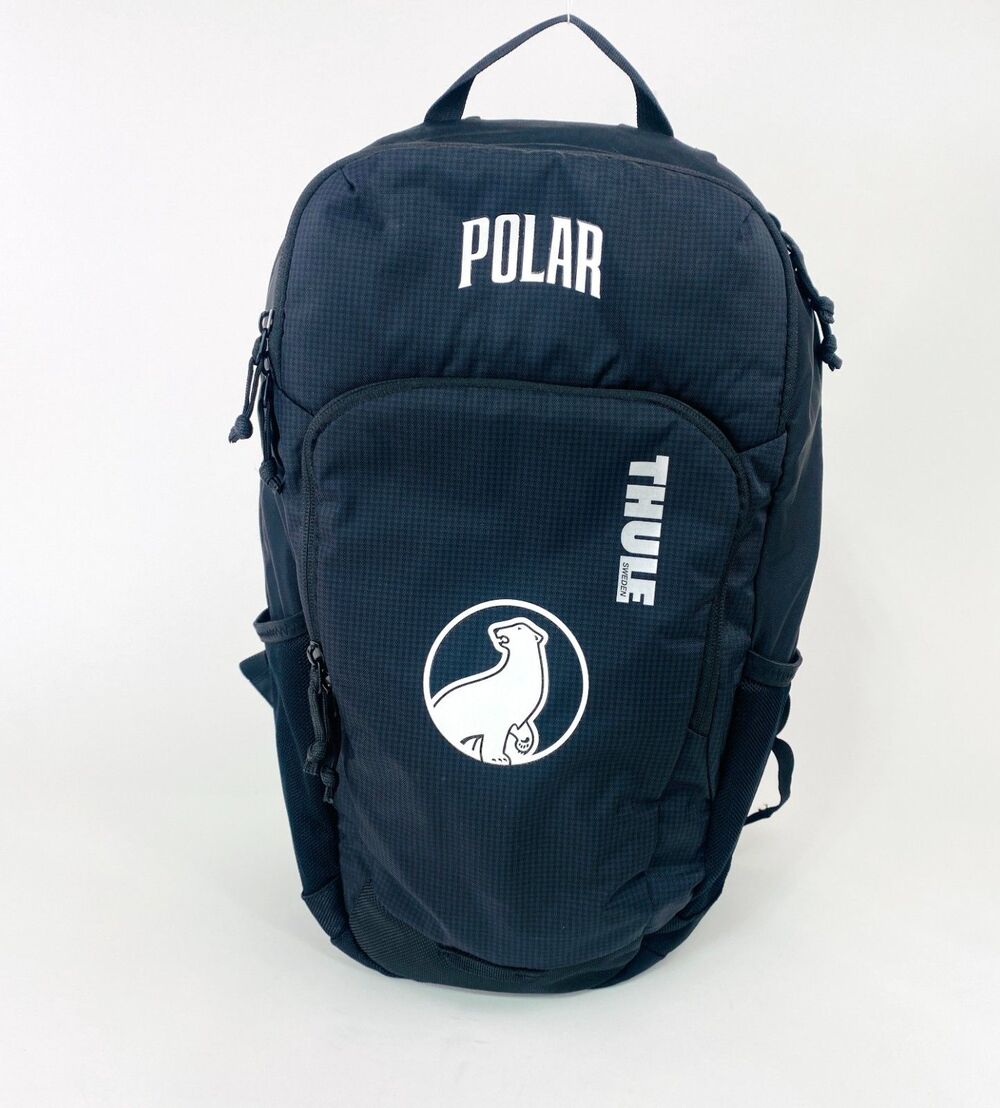 THULE Achiever Laptop Computer Backpack Navy and Black With Company Logo "POLAR"